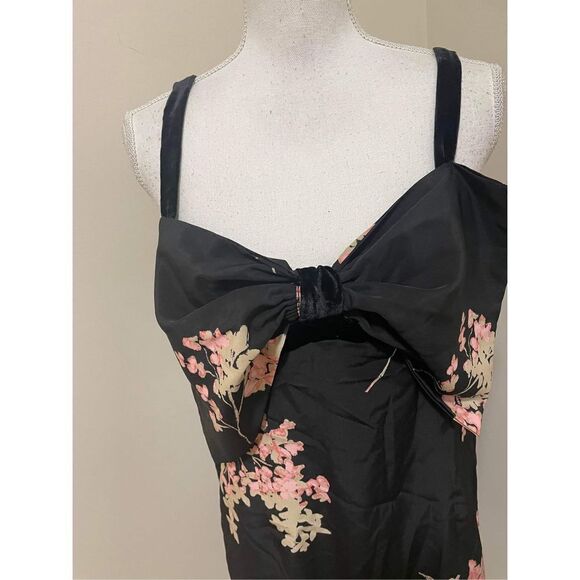 Free People Tie A Bow Mini Dress Size L - Picture 6 of 10